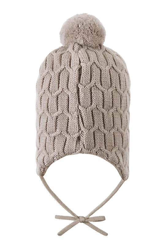 Reima czapka wełniana dziecięca Nunavut 5300065B.9BYA beżowy AW25