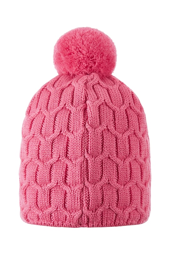 Reima czapka wełniana dziecięca Nyksund 5300066B.9BYA różowy AW25