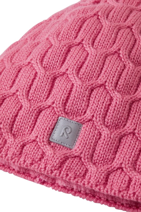 Reima czapka wełniana dziecięca Nyksund różowy 5300066B.9BYA