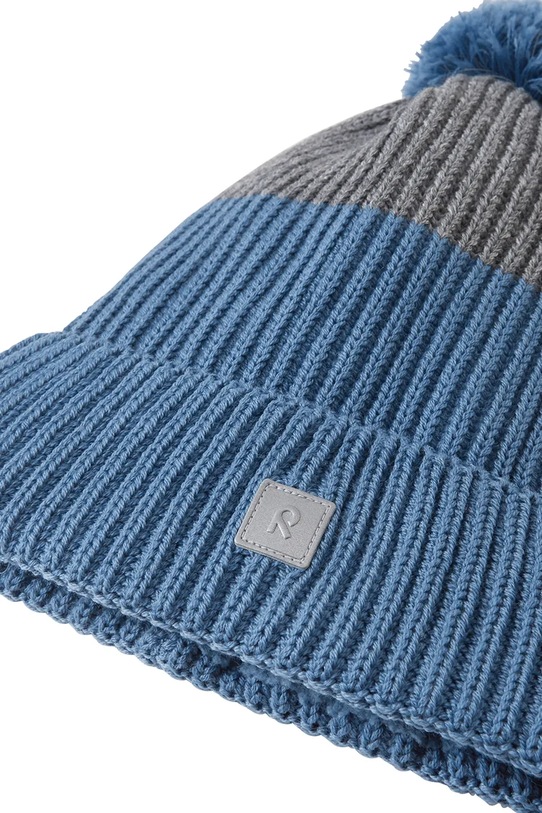 Chłopiec Reima czapka z dodatkiem wełny dziecięca Pilke 5300085C.9BYA niebieski