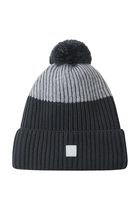 Chłopiec Reima czapka z dodatkiem wełny dziecięca Pilke 5300085C.9BYA czarny