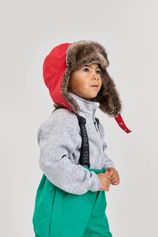 Reima czapka dziecięca Ilves pozostałe czerwony 5300111A.9BYA