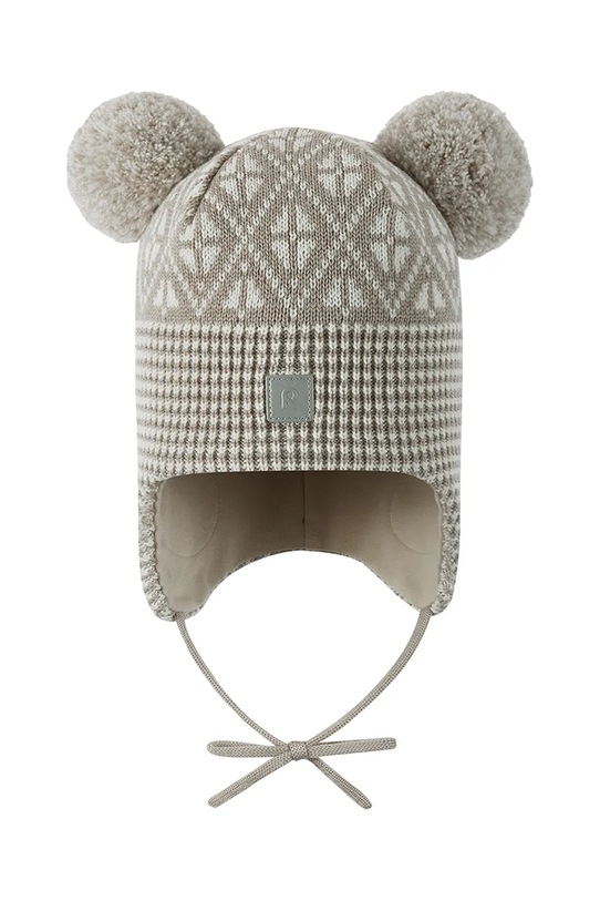 Момче Детска вълнена шапка Reima Kuuru 5300215B.9BYA бежов