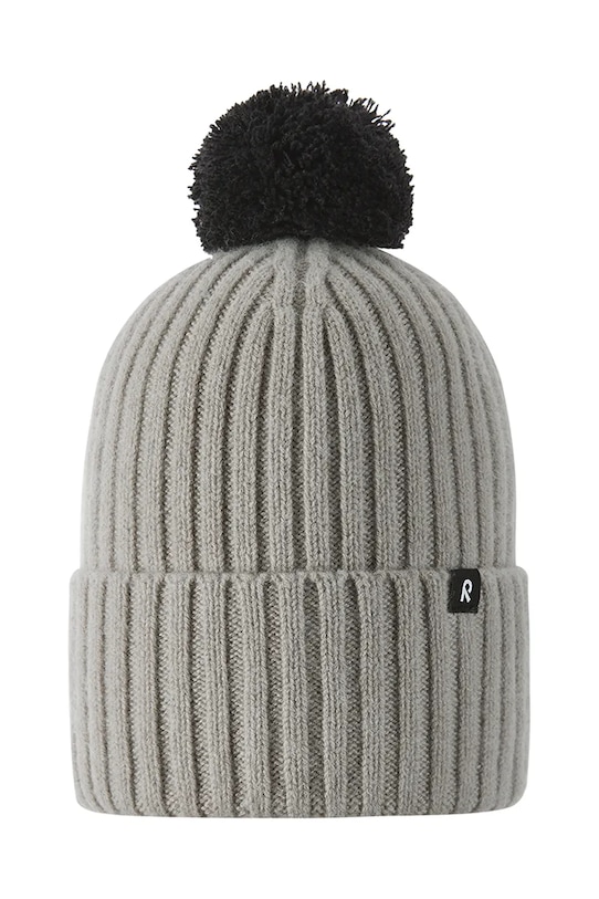 Reima czapka z dodatkiem wełny dziecięca Topsu 5300227B.9BYA beżowy AW25