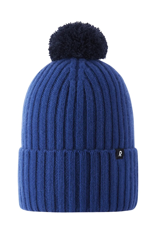 Reima czapka z dodatkiem wełny dziecięca Topsu 5300227B.9BYA granatowy AW25