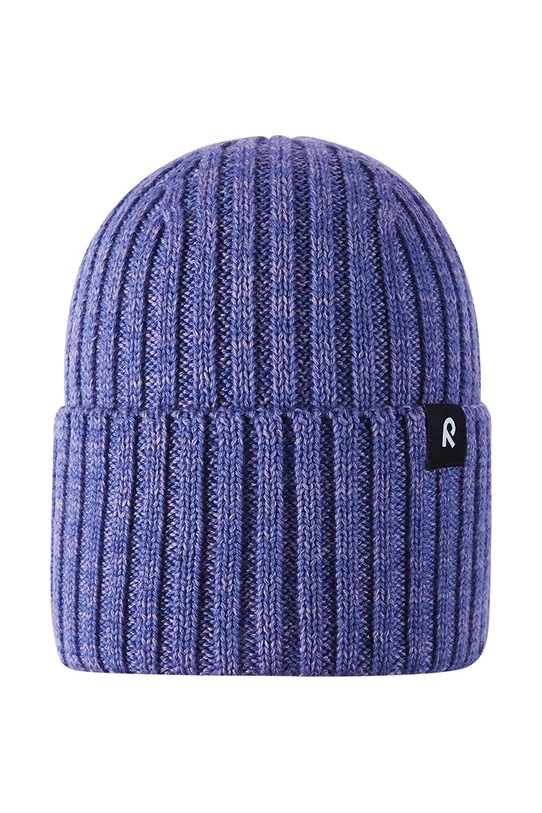 Reima czapka z dodatkiem wełny dziecięca Villaisa cienka fioletowy 5300282B.9BYA