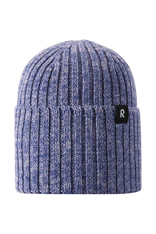 Reima czapka z dodatkiem wełny dziecięca Villaisa 5300282B.9BYA fioletowy AW25