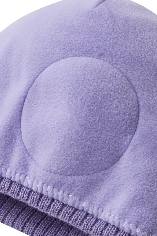 Reima czapka z dodatkiem wełny dziecięca Kirjoen 5300286B.9BYA fioletowy