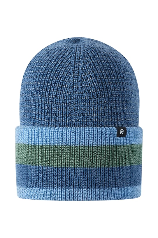 Reima czapka z dodatkiem wełny dziecięca Hiippa cienka niebieski 5300319A.9BYA