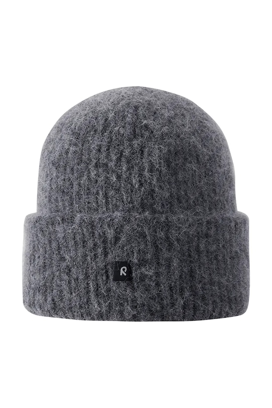 Chłopiec Reima czapka z dodatkiem wełny dziecięca Huippu 5300320A.9BYA szary