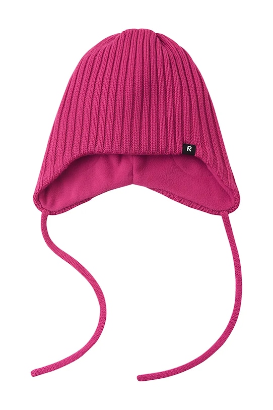 Reima czapka wełniana dziecięca Myssytys różowy 5300324A.9BYA