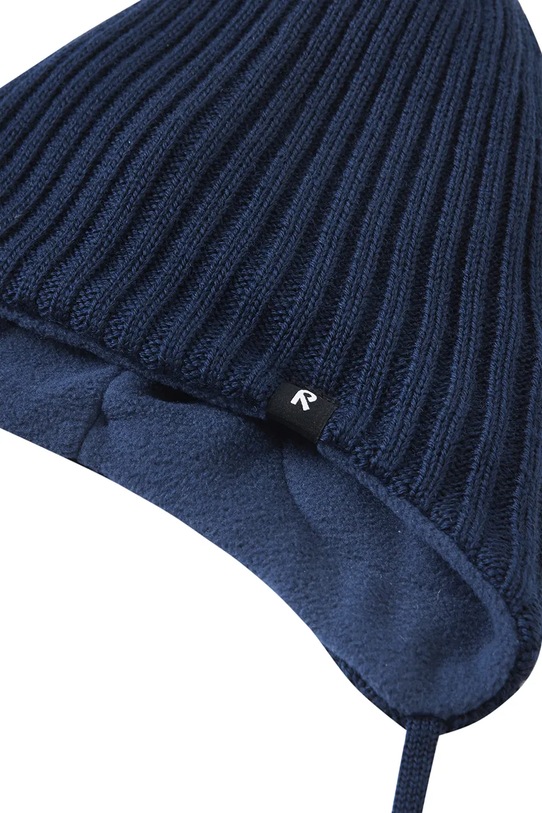 Chłopiec Reima czapka wełniana dziecięca Myssytys 5300324A.9BYA granatowy