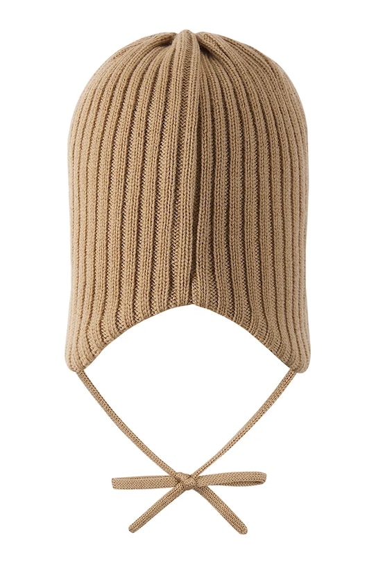 Chłopiec Reima czapka wełniana dziecięca Myssytys 5300324A.9BYA brązowy