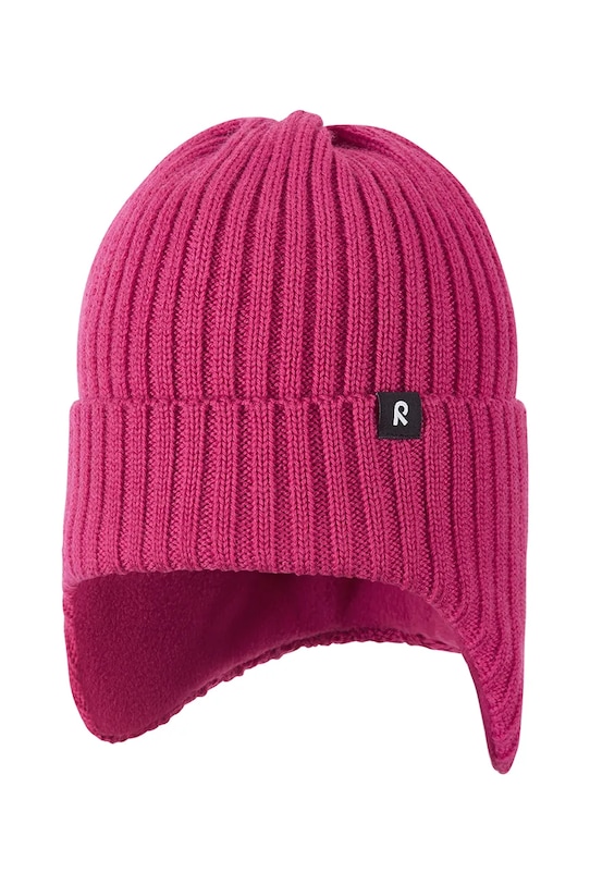 Reima czapka wełniana dziecięca Mystinen wełna różowy 5300325A.9BYA