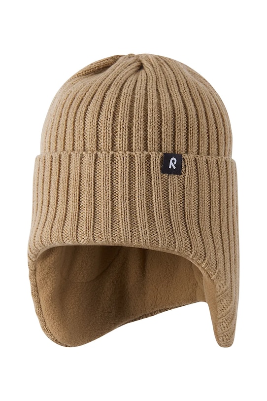 Reima czapka wełniana dziecięca Mystinen 5300325A.9BYA brązowy AW25