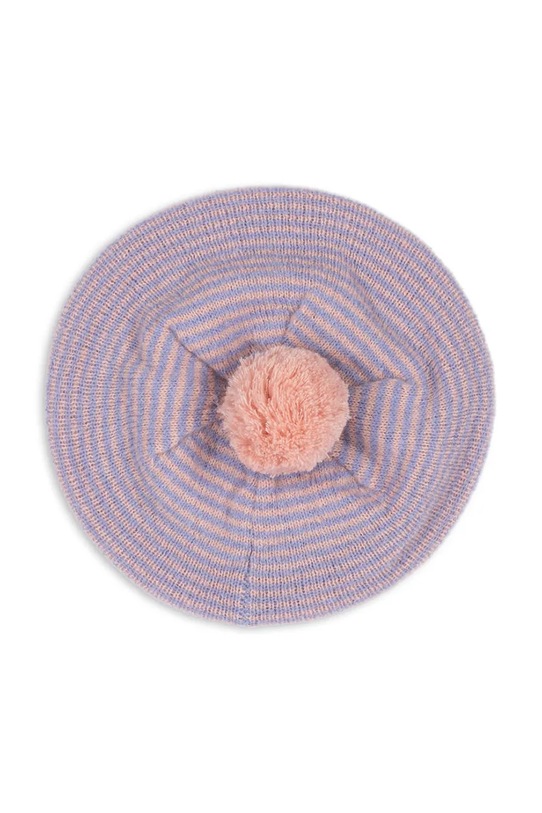 Konges Sløjd beret dziecięcy BERLE KNIT BERET pozostałe fioletowy KS103716.9BYA