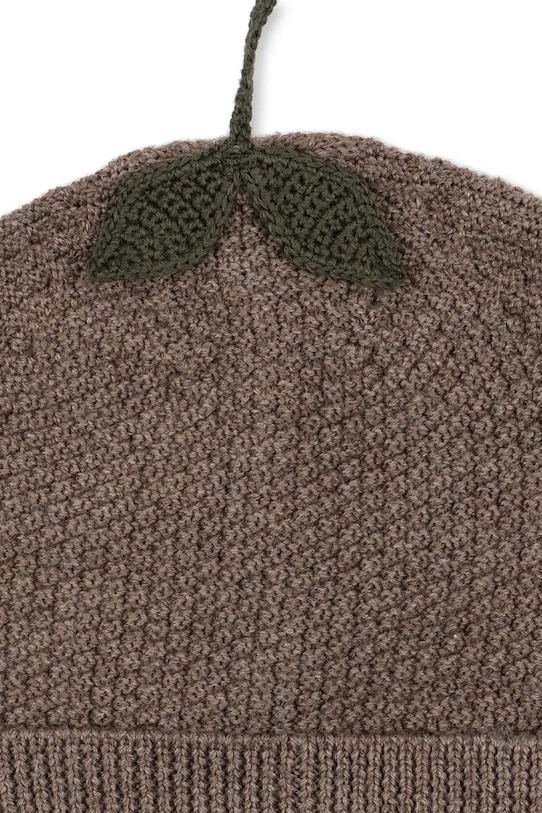 Chłopiec Konges Sløjd czapka dziecięca FRUITY BEANIE KS103466.9BYA zielony