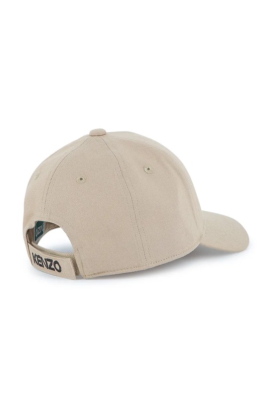 Kenzo Kids czapka z daszkiem bawełniana dziecięca K61212.52 beżowy AW25