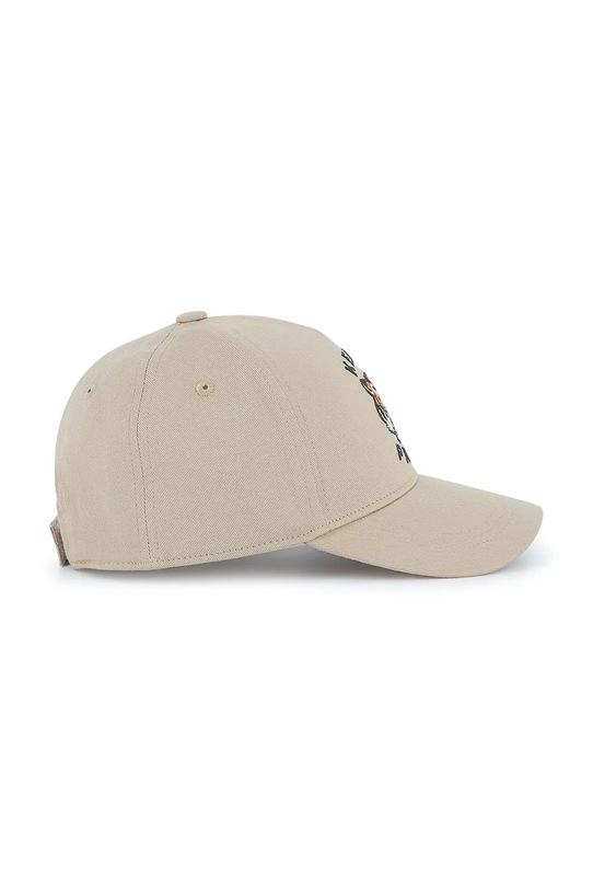 Kenzo Kids czapka z daszkiem bawełniana dziecięca beżowy K61212.52