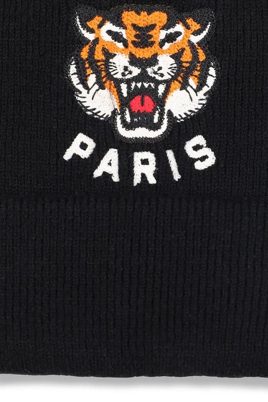 Chłopiec Kenzo Kids czapka z domieszką kaszmiru dziecięca K61216.50.52 czarny