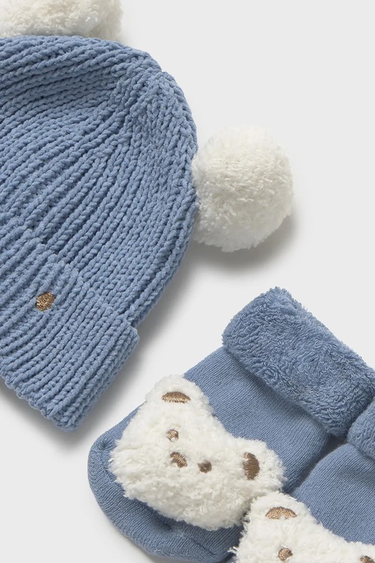Шапочка та шкарпетки для немовлят Mayoral Newborn 9933.1H.Newborn.9BYA блакитний AW25