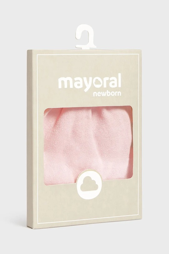 Chłopiec Mayoral Newborn czapka niemowlęca 9936.1E.Newborn.9BYA różowy