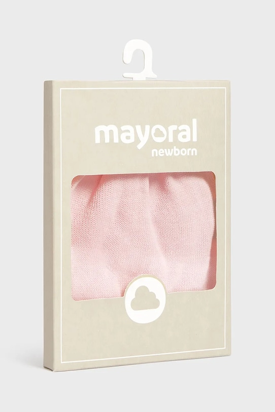 Хлопчик Шапка для немовлят Mayoral Newborn 9936.1E.Newborn.9BYA рожевий