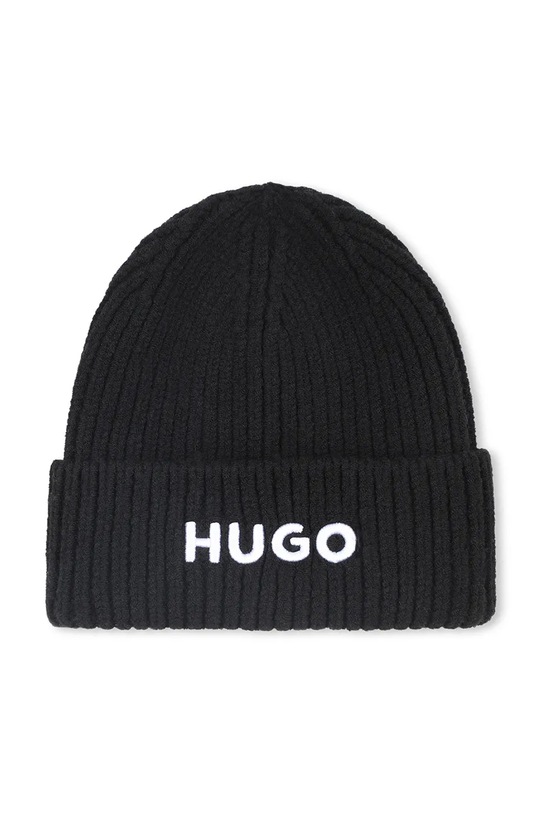 HUGO czapka dziecięca aplikacja czarny G00545.56.58