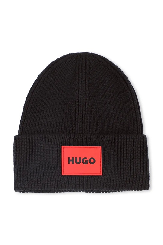 Detská čiapka HUGO stredne hrubá čierna G00561.52.54