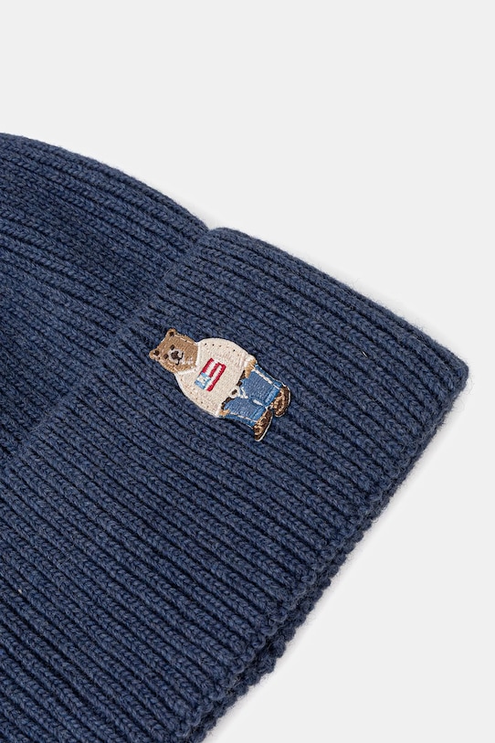 Детская шапка с примесью шерсти Jamiks JEREMY JEREMY.Nak.glo.JZI310.K тёмно-синий AW25