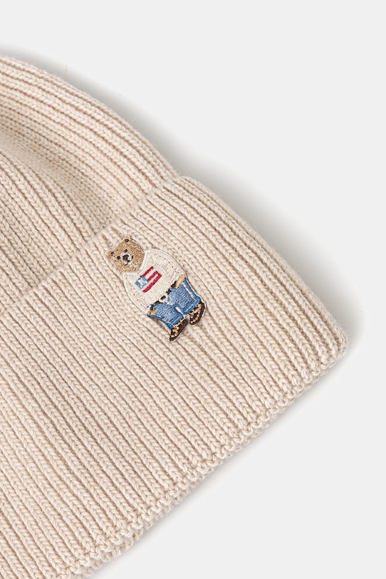 Детская шапка с примесью шерсти Jamiks JEREMY JEREMY.Nak.glo.JZI310.K бежевый AW25