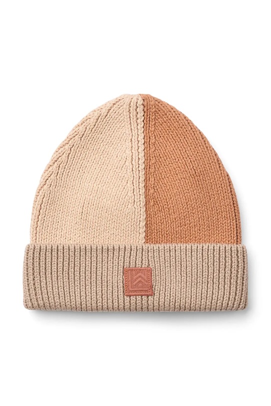 Liewood czapka bawełniana dziecięca Ezra Beanie bawełna pomarańczowy LW20106.9BYA