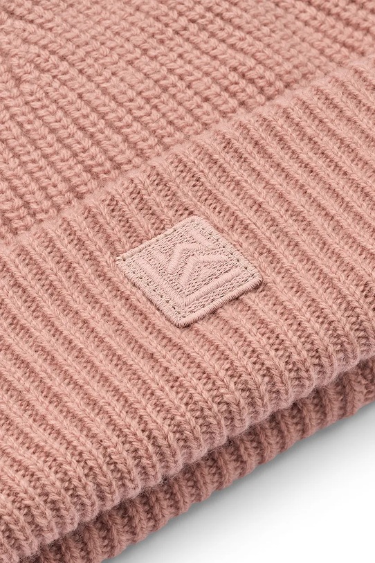 Детска шапка с вълна Liewood Emilio Beanie LW20111.9BYA розов AW25