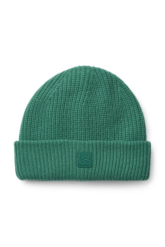 Παιδικό καπέλο με προσθήκη μαλλιού Liewood Emilio Beanie μεσαίου πάχους πράσινο LW20111.9BYA