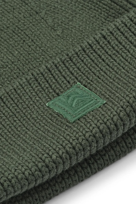 Liewood czapka bawełniana dziecięca Gina Dino Beanie LW20197.9BYA zielony AW25