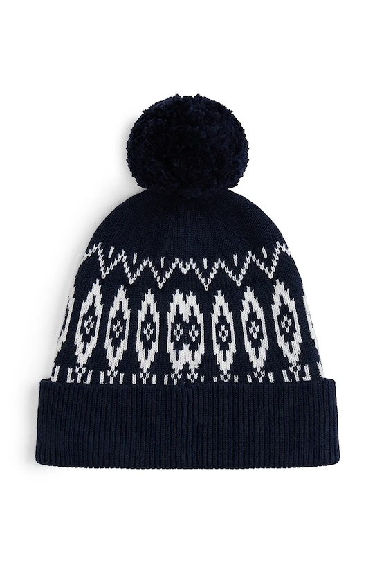 Tommy Hilfiger căciulă de bumbac pentru copii KB0KB10132.9BYA bleumarin AW25