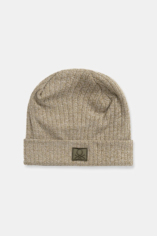 United Colors of Benetton căciulă copii imprimeu verde 6FEECA027.G.Season.9BYA