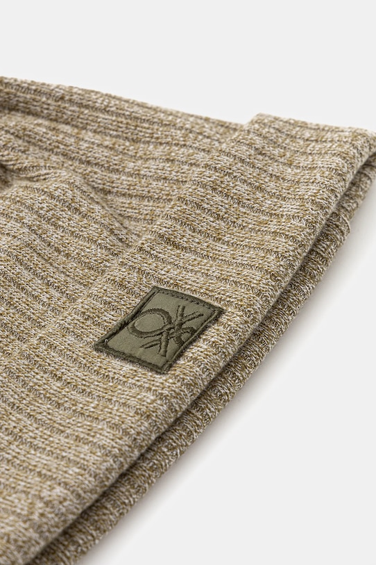 United Colors of Benetton căciulă copii 6FEECA027.G.Season.9BYA verde AW25