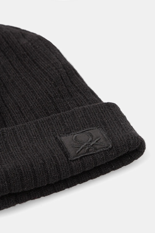 Detská čiapka United Colors of Benetton 6FEECA027.G.Season.9BYA čierna AW25