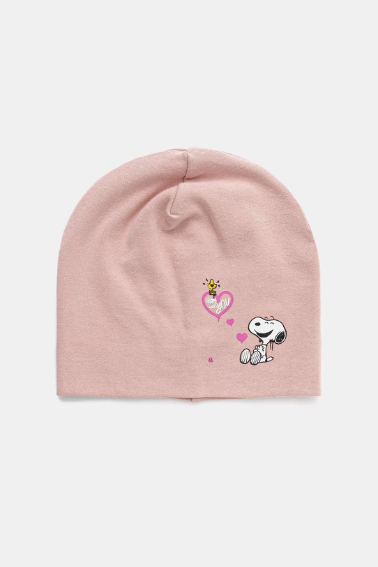 Otroška kapa United Colors of Benetton Potisk roza 6SPHGA01L.P.seasonal