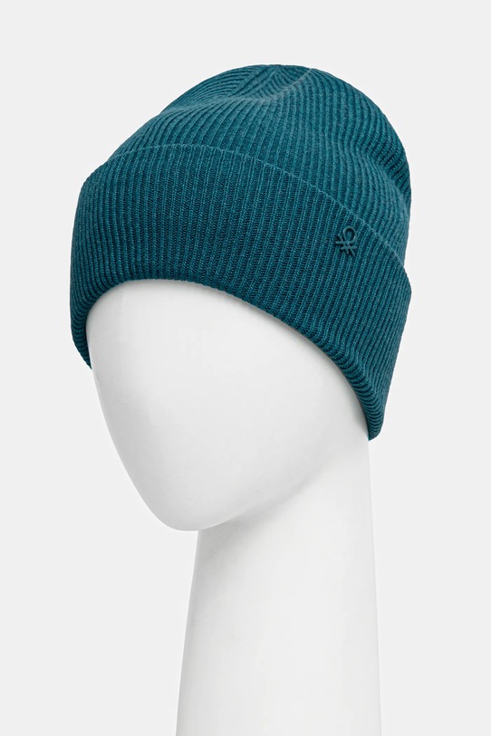 United Colors of Benetton căciulă de lână pentru copii 126WCA00X.G.seasonal turcoaz AW25