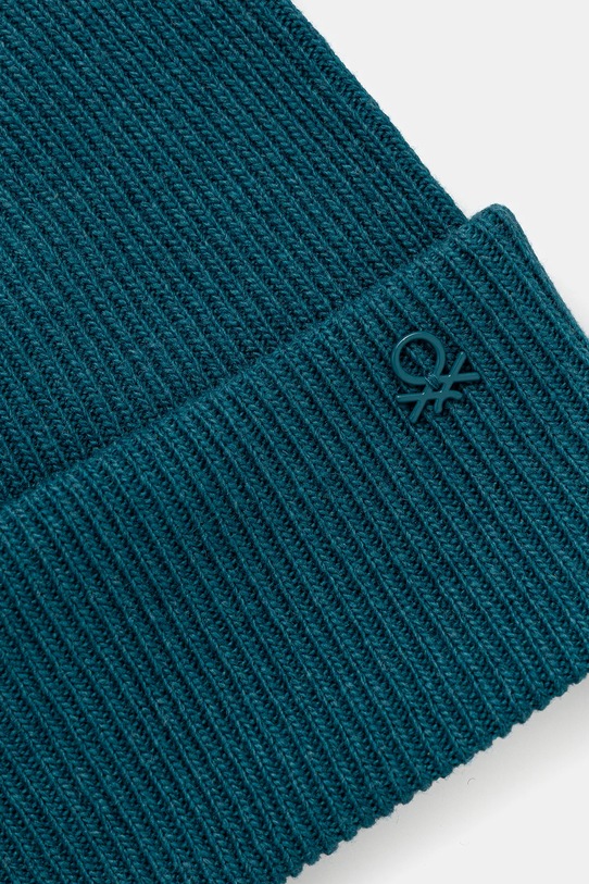 Băieți United Colors of Benetton căciulă de lână pentru copii 126WCA00X.G.seasonal turcoaz