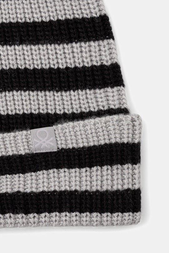 United Colors of Benetton czapka dziecięca 1370QA015.G.seasonal szary AW25