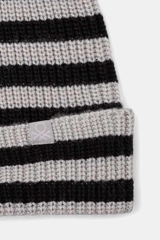 Dětská čepice United Colors of Benetton 1370QA015.G.seasonal šedá AW25