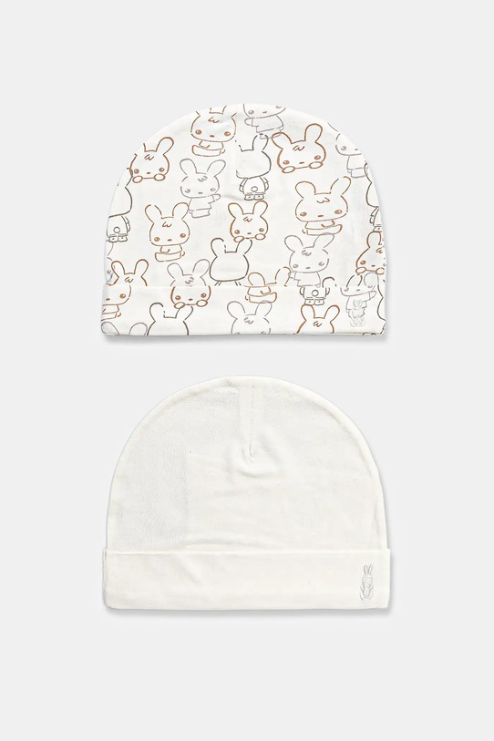 United Colors of Benetton gyerek sapka 2 db mintás fehér 3DKAAA001.W.seasonal