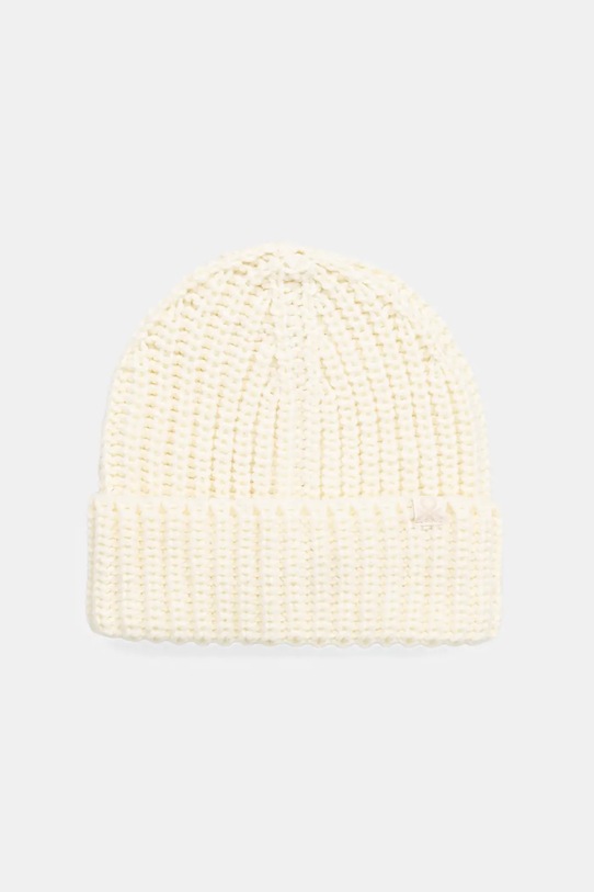 United Colors of Benetton czapka z domieszką wełny dziecięca z domieszką wełny beżowy 105HCA014.G.seasonal