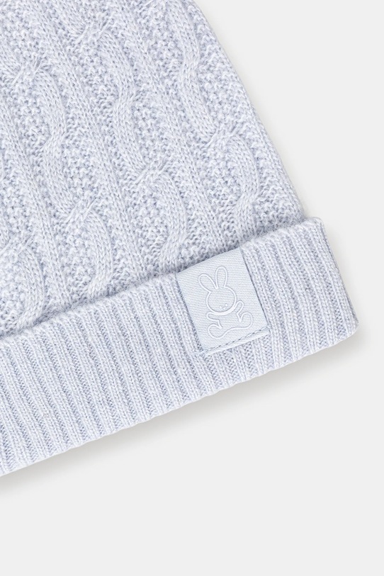 United Colors of Benetton czapka z wełną niemowlęca 106WAA008.W.seasonal niebieski AW25