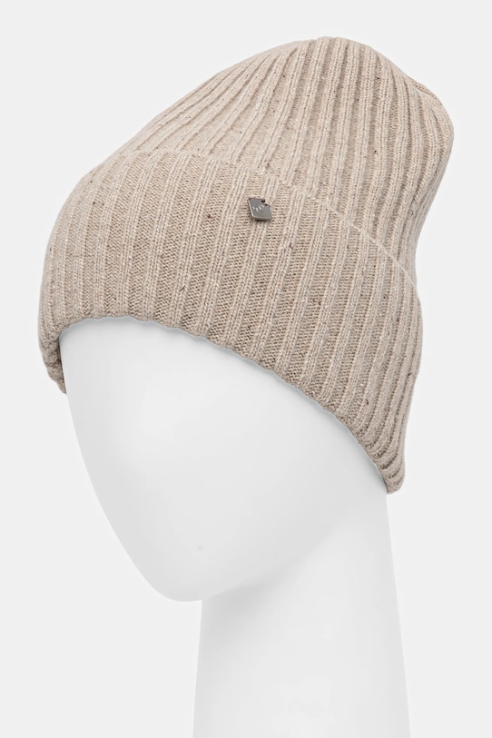 Детская шапка с шерстью Jamiks JANSE JANSE.Nakr.glo.JZI096.K бежевый AW25