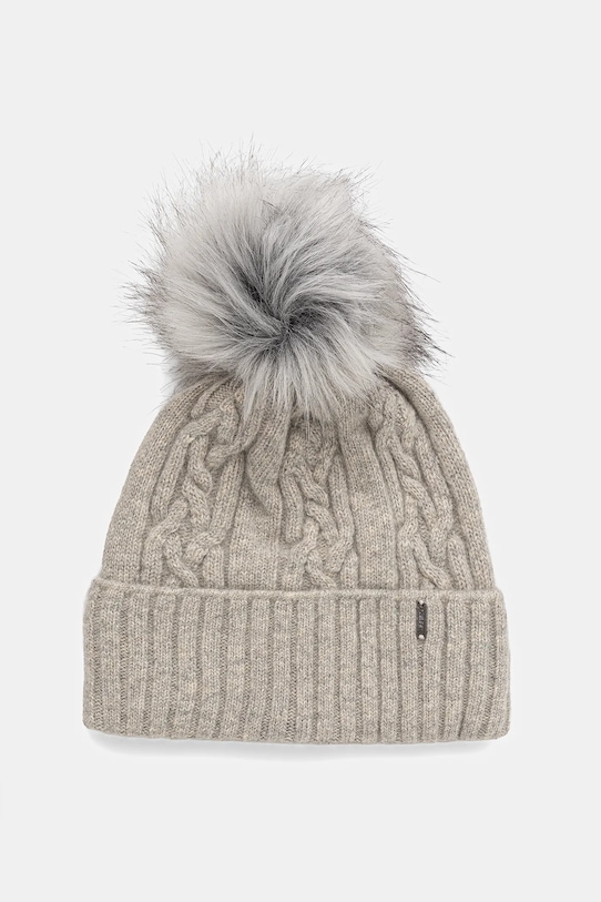 Jamiks czapka z wełną dziecięca LARK II melanż szary LARK.me.II.Nak.JZI210.K