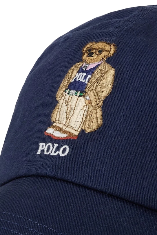 Akcesoria Polo Ralph Lauren czapka z daszkiem bawełniana Cls Sprt 710972684 granatowy
